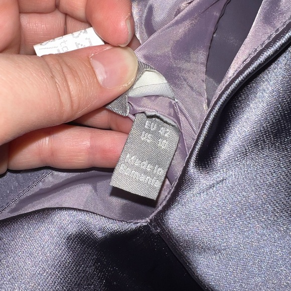 ASOS - 10 - NWOT Lavender Asymmetrical Mini Dress - Picture 6 of 8